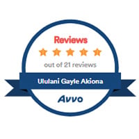 Reviews 5 star out of 21 review | Ululani Gayle Akiona | Avvo