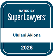 Rated By Super Lawyers | Ululani Akiona 2026